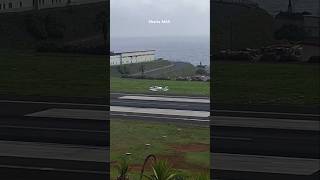 Tecnam✈️🛫 takeoff at Madeira Airport aviation takeoff tecnam airport [upl. by Ellivro]