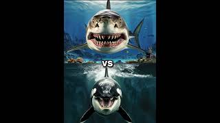 Killer Orca Whale vs Megalodon vs  Dolphin shark blue whale turtle seal octopus [upl. by Ennirac]