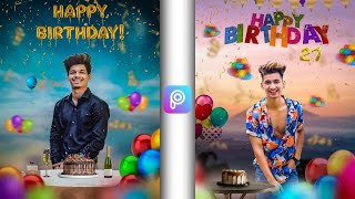 Happy Birthday Photo Editing  PicsArt Birthday Photo Editing  Dj Photo Editing [upl. by Ayatnohs]