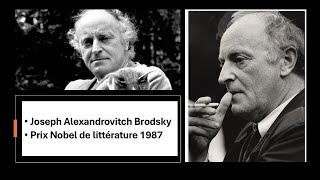 JOSEPH ALEXANDROVITCH BRODSKY  DEFINITION DE LA POESIE  A LA MEMOIRE DE FREDERICO GARCIA D0RCA [upl. by Notniuq]