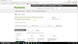 StepbyStep HowTo Provider Search Humana Medicare Advantage [upl. by Haisoj823]