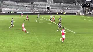 Aidan Harris save Nufc u18 v arsenal u18 [upl. by Lerraf236]