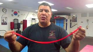 Gary Hernandez martial arts with new Garrote bracelet [upl. by Wong]