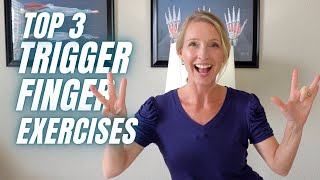 Top 3 Trigger Finger Exercises [upl. by Jaqitsch]