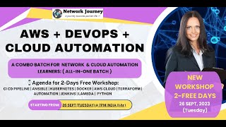 3 AWS  DEVOPS  CLOUD AUTOMATION  Network Engg  Admission Started 26092023  MFri  79PM IST [upl. by Ashelman]