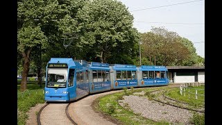 Einsatz der R3 Wagen auf den Linien 16 und 18 2017 baustellenbedingt nach St Emmeram [upl. by Esertap]