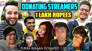 Donating RS 100000 to STREAMERS for Random DARES   Surprise for YOU ALL [upl. by Fraase185]