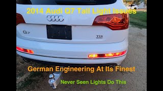 2014 Audi Q7 Tdi Tail Light Problems [upl. by Krahmer]