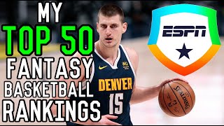 NBA Fantasy Basketball Rankings TOP 50 Players  Points Leagues Rankings 20212022 [upl. by Pooi431]