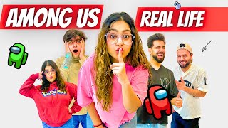 AMONG US IN REAL LIFE WITH MY FRIENDS PART 6  Rimorav Vlogs [upl. by Yekciv]