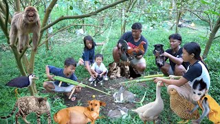 DEDE OMING BERBURU BERBAGAI JENIS HEW4N DENGAN SENJATA PELEP4H PISANG [upl. by Bunder767]