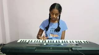 jailer BGM Hukum Playing in piano by Harshini [upl. by Ahtaga997]