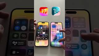 iOS 18 vs iOS 17 📱 tehnoyizhak iphone ios18 ios17 [upl. by Enaillil467]