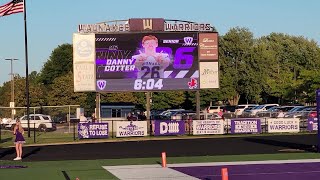 Waunakee high school football intro designed by studentled Warrior Media [upl. by Yvi]