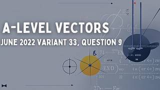 A Level Vectors Jun 2022 Variant 33 Q No 9 [upl. by Serene168]