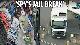 Watch suspected Iranian spy ‘escape from London prison under lorry before going on shopping spree’ [upl. by Airtap]