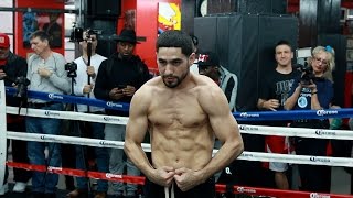 Thurman vs Garcia Danny Garcias COMPLETE Media Workout video [upl. by Clava]