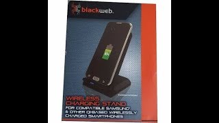 Walmarts Blackweb Wireless Charging Stand A Nice Cheap Alternative 2 Samsung Wireless Charging Stand [upl. by Talmud]