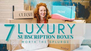 7 Luxury Subscription Boxes worth splurging on [upl. by Eetnwahs]