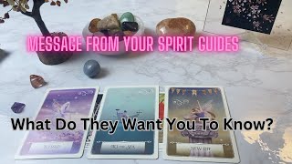 Messages From Your Spirit Guides  PickACard Reading [upl. by Orren]