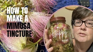 Ep 185 Making A Mimosa Flower Tincture at Home StepbyStep Guide [upl. by Ardnued]