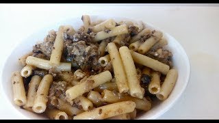 Ragù in bianco  pasta con melanzane uova e provola [upl. by Schilt]