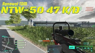 NTW50 Sniping Perfection  47 KD Renewal Gameplay  Battlefield 2042 [upl. by Anil]