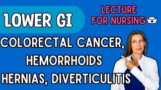 Colorectal cancer hernias diverticulitis hemorrhoids and more Nursing NCLEX Questions [upl. by Green]