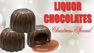 Christmas amp New Year Party Special recipeHomemade liquor chocolate recipeWhiskyfilledchocolate [upl. by Blaseio806]