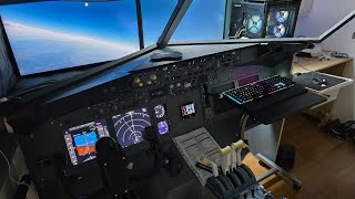 737 Homecockpit  Full Tour [upl. by Enalahs]