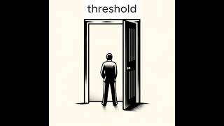 英検1級の長い単語をイメージで覚える No12 threshold 境界・転換点 英検 １級＃英単語 [upl. by Sommers]