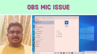 OBS microphone not working issue  Try this method Tamil [upl. by Munford]