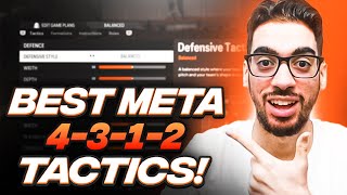 OVERPOWERED META 4312 FORMATION amp CUSTOM TACTICS  FC 24 ULTIMATE TEAM [upl. by Gregor]