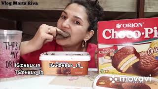 Asmr biscuit with chocolate paste Marta Riva vedio [upl. by Yentyrb907]