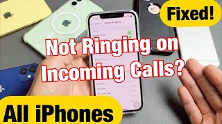 All iPhones Not Ringing on Incoming Calls Easy Fix [upl. by Ilsel]