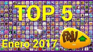 TOP 5 MEJORES JUEGOS FRIVCOM DE ENERO 2017 [upl. by Deanna]