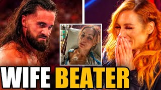 SHOCKING BETRAYAL🛑 WWE SUPERSTAR BECKY LYNCH REVEALS SUFFERING DOMESTIC VIOLENCE FROM SETH ROLLINS [upl. by Esinal]