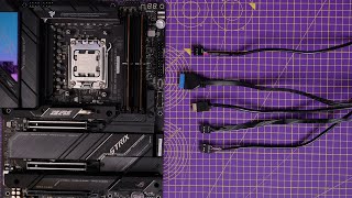 Where to connect PC case cables power cables and more  computer wiring tips [upl. by Adnilre859]