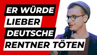 Comedian Moritz Neumeier über 70jährige Rentner töten statt Abschiebung [upl. by Occer]