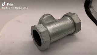 malleable cast iron pipe fitting [upl. by Yrffej]