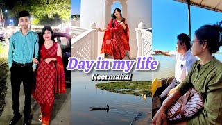 Visit to my Fiancé office with parents ❤️🧿 NEERMAHAL VLOG AGARTALA [upl. by Nishom460]