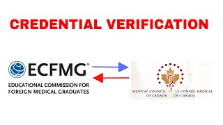 HOW TO COMPLETE CREDENTIAL VERIFICATION FOR THE USMLE AND MCC LICENSING EXAMS AS IMGs ECFMG MCC [upl. by Maisel711]