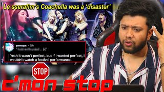 Why is everyone hating on LE SSERAFIMs Coachella Performance [upl. by Kalil]