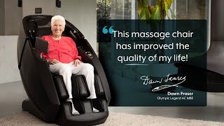 Olympic Legend Dawn Fraser Recommends Masseuse Massage Chairs [upl. by Acireh]