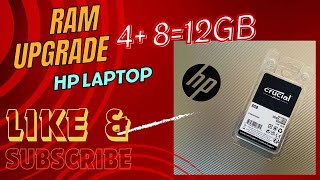 RAM Upgrade 4 GB to 12GB Dual Channel in Laptop🚀🔥 Performance [upl. by Haseena85]