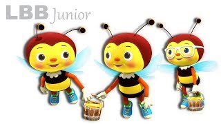 Honey Bees Song  Buzz Buzz  Original Kids Songs  By LBB Junior [upl. by Lennaj]