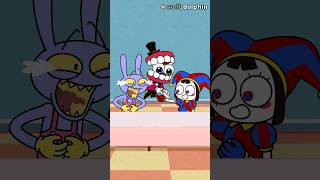 Pomnis scared of needle the amazing digital circus shorts [upl. by Poppo]