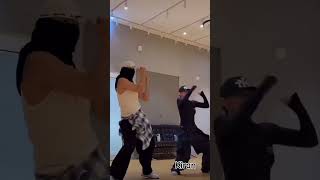 Kim Taehyung dance with Leejung 🔥🔥 UH VEI VEI Song v leejung btsshorts btsarmy [upl. by Doersten]