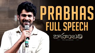 Prabhas Heartfelt Respect Respect [upl. by Anyahc]