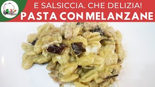 Gnocchetti filanti con salsiccia e melanzane  FoodVlogger [upl. by Ybsorc]